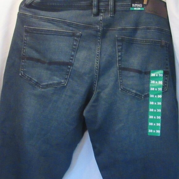 Buffalo Jeans Jack Slim Straight Stretch Dark Blue Size 38x30 NWT F361 - Picture 5 of 7